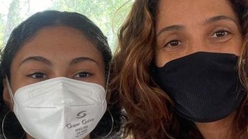 Camila Pitanga celebra vacinação da filha Antônia - Reprodução/Instagram