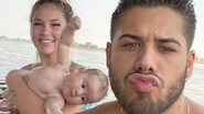 Zé Felipe dá mergulho em rio ao lado da família - Reprodução/Instagram