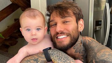 Lucas Lucco aproveita manhã coladinho com o filho, Luca - Reprodução/Instagram