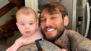 Lucas Lucco aproveita manhã coladinho com o filho, Luca - Reprodução/Instagram