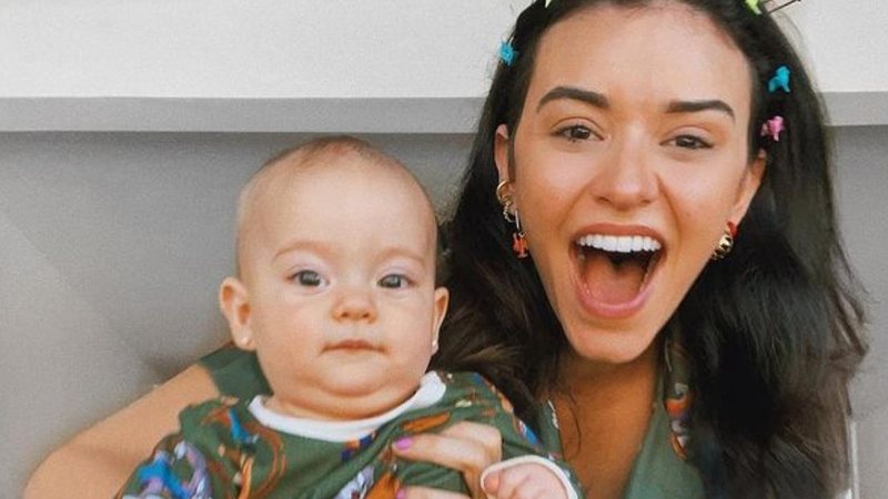 Talita Younan combina pijama com a filha, Isabel - Reprodução/Instagram