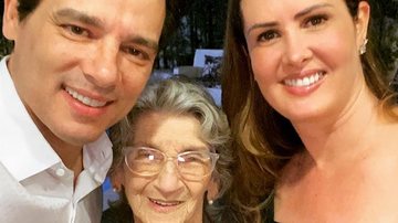 Celso Portiolli celebra 95 anos de sua mãe, Dona Dibe Said - Reprodução/Instagram