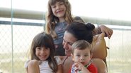Kyra Gracie exibe perrengues com os filhos durante voo - Reprodução/Instagram