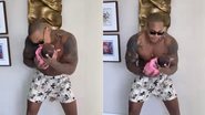 Léo Santana exibe molejo ao dançar com a filha recém-nascida - Reprodução/Instagram