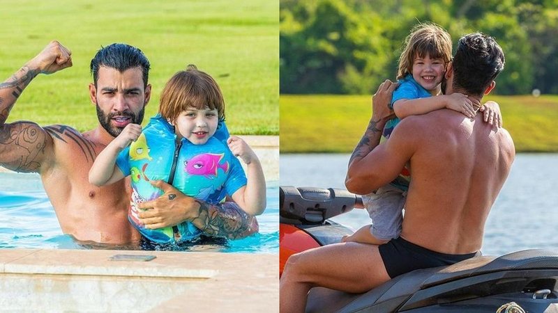 Gusttavo Lima se declara aos filhos, Gabriel e Samuel - Reprodução/Instagram