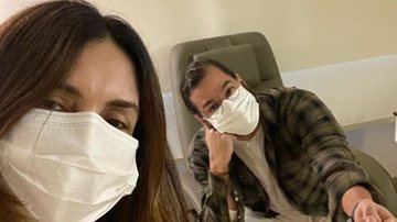 Com o namorado, Fátima Bernardes recebe alta após cirurgia - Reprodução/Instagram