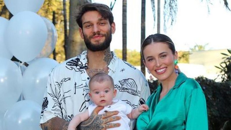 Lucas Lucco exibe momento encantador com o filho e a esposa - Reprodução/Instagram