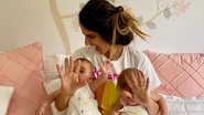 Marcella Fogaça se encanta pelos dedos das gêmeas - Reprodução/Instagram