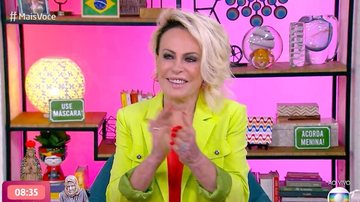 Ana Maria Braga chora nos 22 anos de 'Mais Você' - Reprodução/TV Globo