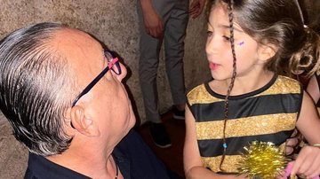Avô coruja! Galvão Bueno celebra sete anos da neta, Milla - Reprodução/Instagram
