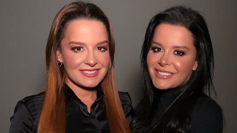 Maiara e Maraísa surgem com looks curtíssimos no 'Domingão' - Divulgação/Instagram