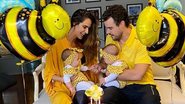 Marcella Fogaça e Joaquim Lopes comemoram os sete meses das filhas gêmeas - Reprodução/Instagram