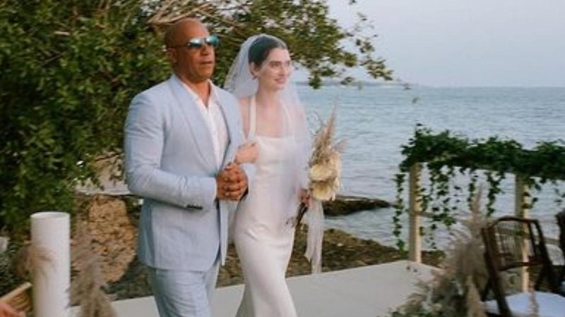 Filha de Paul Walker se casa e é conduzida por Vin Diesel ao altar - Reprodução/Instagram