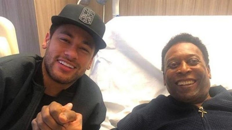 Neymar Jr. comemora aniversário de 81 anos de Pelé - Reprodução/Instagram
