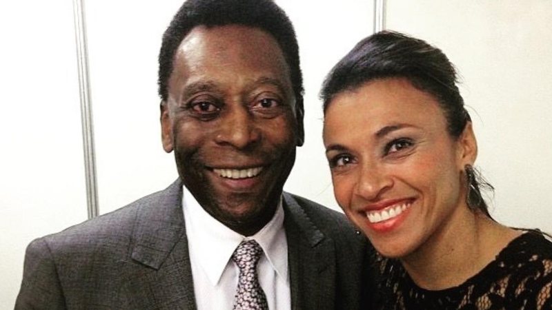 Pelé completa 81 anos e ganha homenagem da jogadora Marta - Reprodução/Instagram