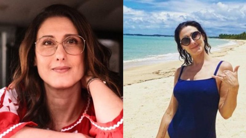 Na praia, Paola Carosella esbanja beleza ao celebrar a chegada de seus 49 anos - Reprodução/Twitter/Instagram