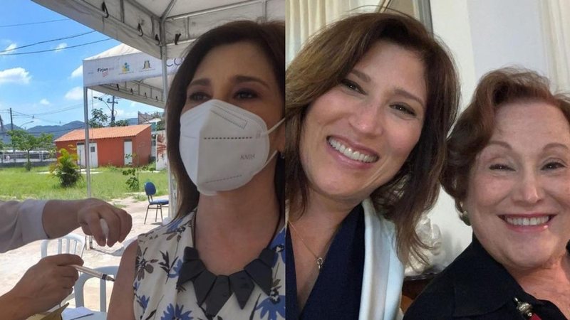 Beth Goulart toma dose de reforço da vacina e lembra da mãe, Nicette Bruno - Reprodução/Instagram