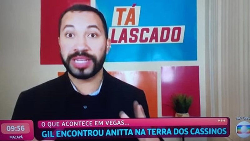 Gil do Vigor fala sobre o seu encontro com Anitta - Reprodução/TV Globo