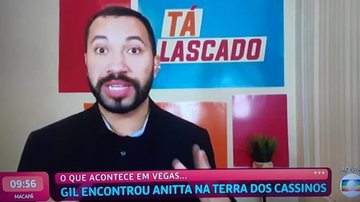 Gil do Vigor fala sobre o seu encontro com Anitta - Reprodução/TV Globo