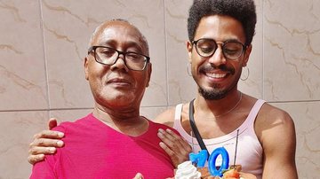 Ícaro Silva celebra 70 anos do pai com linda homenagem - Reprodução/Instagram