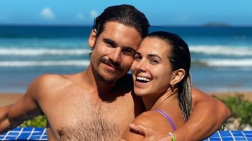 Nicolas Prattes curte dia na cachoeira com a namorada - Reprodução/Instagram