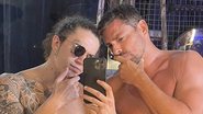 Humorista Whindersson Nunes e o ator Cauã Reymond posam sem camisa na web - Reprodução/Instagram