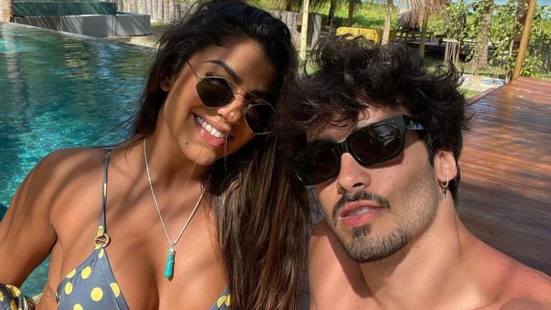 Hariany Almeida aparece em clima quente com o namorado - Reprodução/Instagram