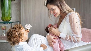 Biah Rodrigues fala sobre a relação de seus dois filhos - Instagram/ Thalita Castanha