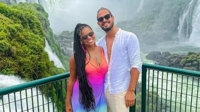 Jeniffer Nascimento visita Cataratas do Iguaçu com o marido - Reprodução/Instagram