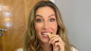 Modelo Gisele Bundchen surge comendo pão de queijo e faz revelação na web - Reprodução/Instagram
