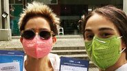 Lan Lanh e Nanda Costa tomam 3ª dose da vacina de covid-19 - Reprodução/Instagram