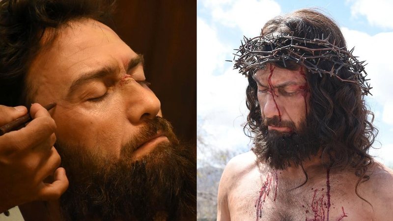 Gabriel Braga Nunes grava novas cenas como Jesus para Paixão de Cristo 2022 - Foto: Felipe Souto Maior