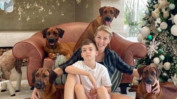Ana Hickmann reúne o filho e os pets em clique e se derrete - Reprodução/Instagram