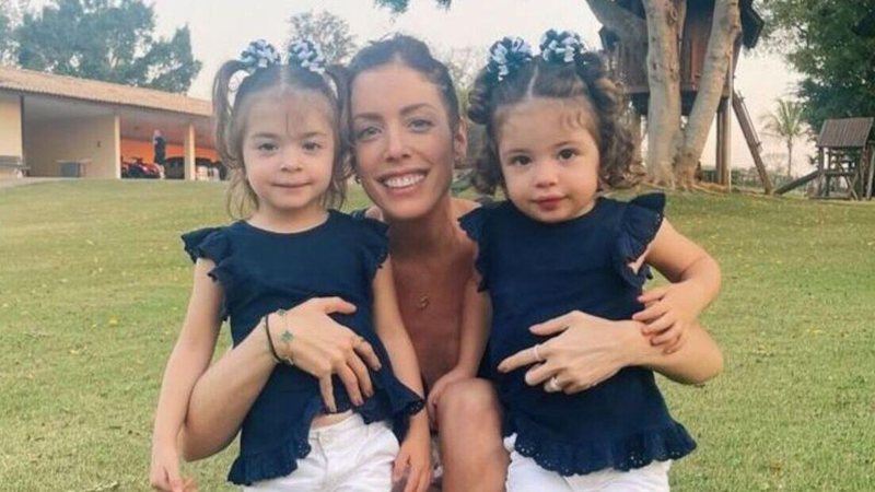 Fabiana Justus posta novos registros das filhas gêmeas - Reprodução/Instagram