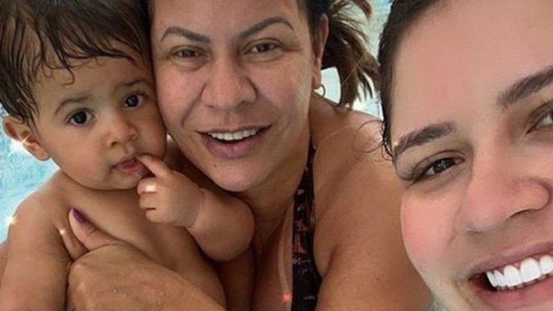 Mãe de Marília Mendonça exibe clique ao lado do neto, Leo - Foto/Instagram