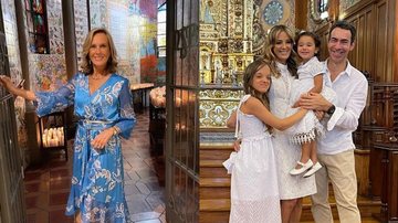 Helô Pinheiro registra batizado da neta Manu, filha de Tici - Reprodução/Instagram