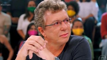 Boninho se emociona com homenagem de Luciano Huck - Reprodução/TV Globo