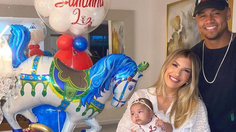 Lore Improta e Léo Santana celebram os 3 meses da filha, Liz - Reprodução/Instagram