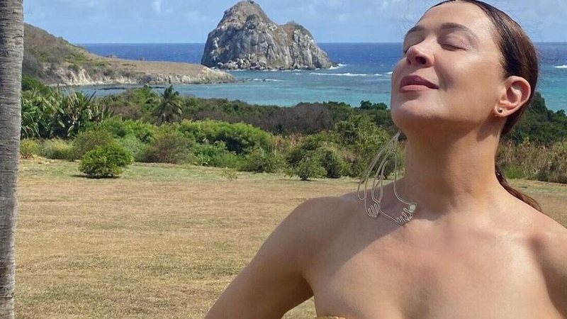 Claudia Raia surge deslumbrante em férias em Fernando de Noronha - Reprodução/Instagram