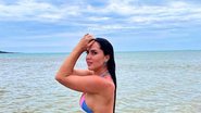 Graciele Lacerda esbanja curvas saradas em mergulho no mar - Reprodução/Instagram