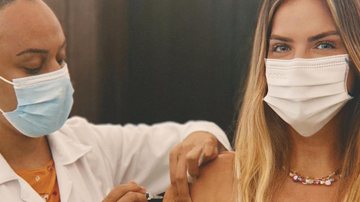Giovanna Ewbank toma dose de reforço da vacina contra covid - Reprodução/Instagram
