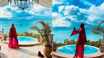 Lívia Andrade posa em cenário paradisíaco no Caribe - Foto: Reprodução / Instagram