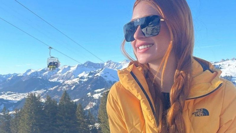 Marina Ruy Barbosa esbanja beleza em passeio na neve - Foto: Reprodução / Instagram