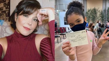 Filha de Samara Felippo se vacina nos EUA aos 8 anos - Reprodução/Instagram