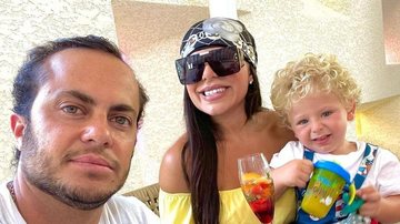 Influenciadora Andressa Ferreira brinca ao comparar o filho Bento com o marido, Thammy Miranda - Reprodução/Instagram
