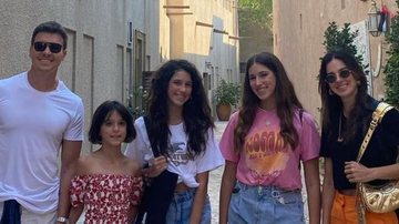 Vera Viel, Rodrigo Faro e as filhas curtem viagem juntinhos - Reprodução/Instagram