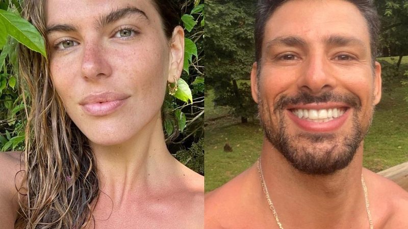 Modelo Mariana Goldfarb faz topless em meio à natureza com o marido, Cauã Reymond - Reprodução/Instagram