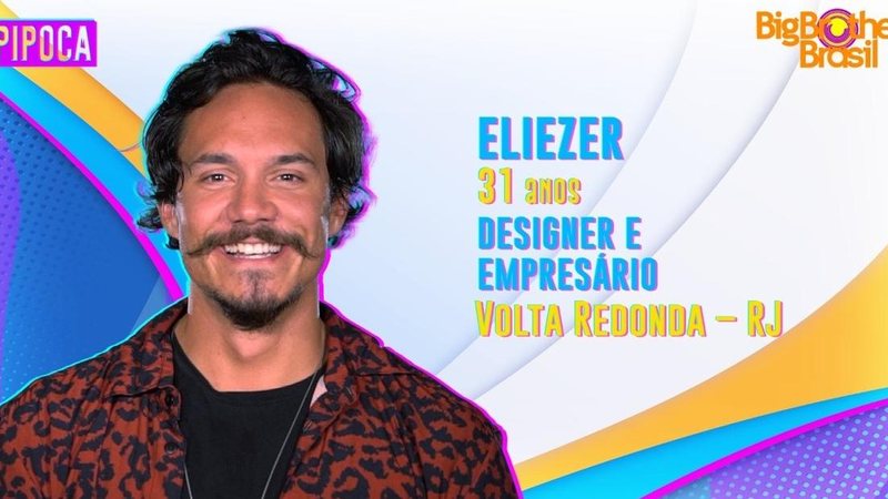 BBB22: Eliezer é integrante do grupo Pipoca - Divulgação/Globo