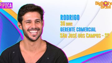 BBB22: Gerente comercial, Rodrigo é participante do Pipoca - Divulgação/Globo