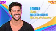 BBB22: Gerente comercial, Rodrigo é participante do Pipoca - Divulgação/Globo